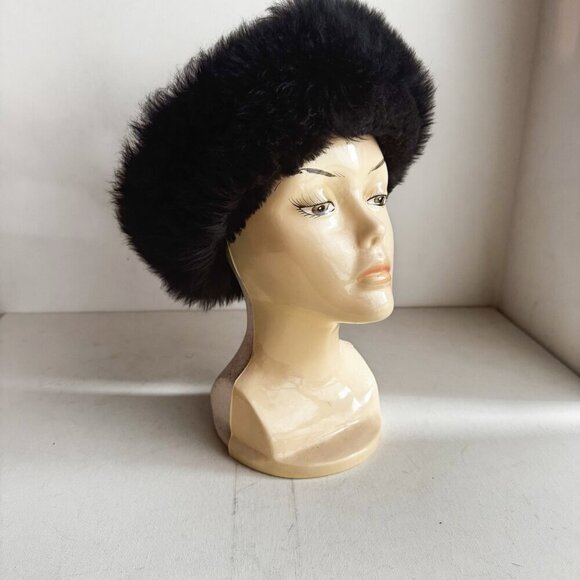 Vintage Sheepskin Sheep Fur Suede Classic Winter Hat main image 8